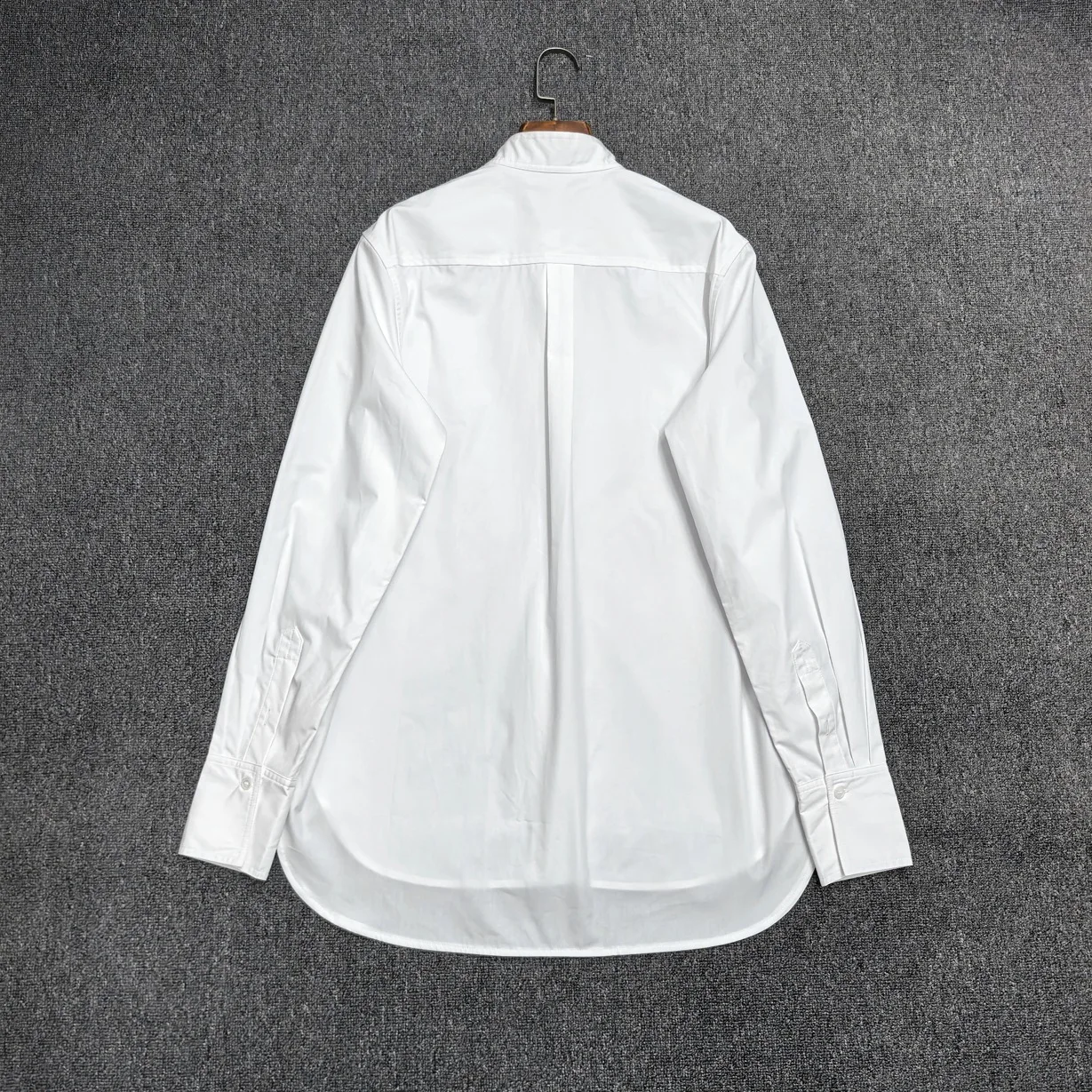 Maxdutti Camicia bianca da frac per donna Primavera/Estate 2025 Camicia in cotone minimalista Pendolarismo Camicetta a maniche lunghe Donna Top