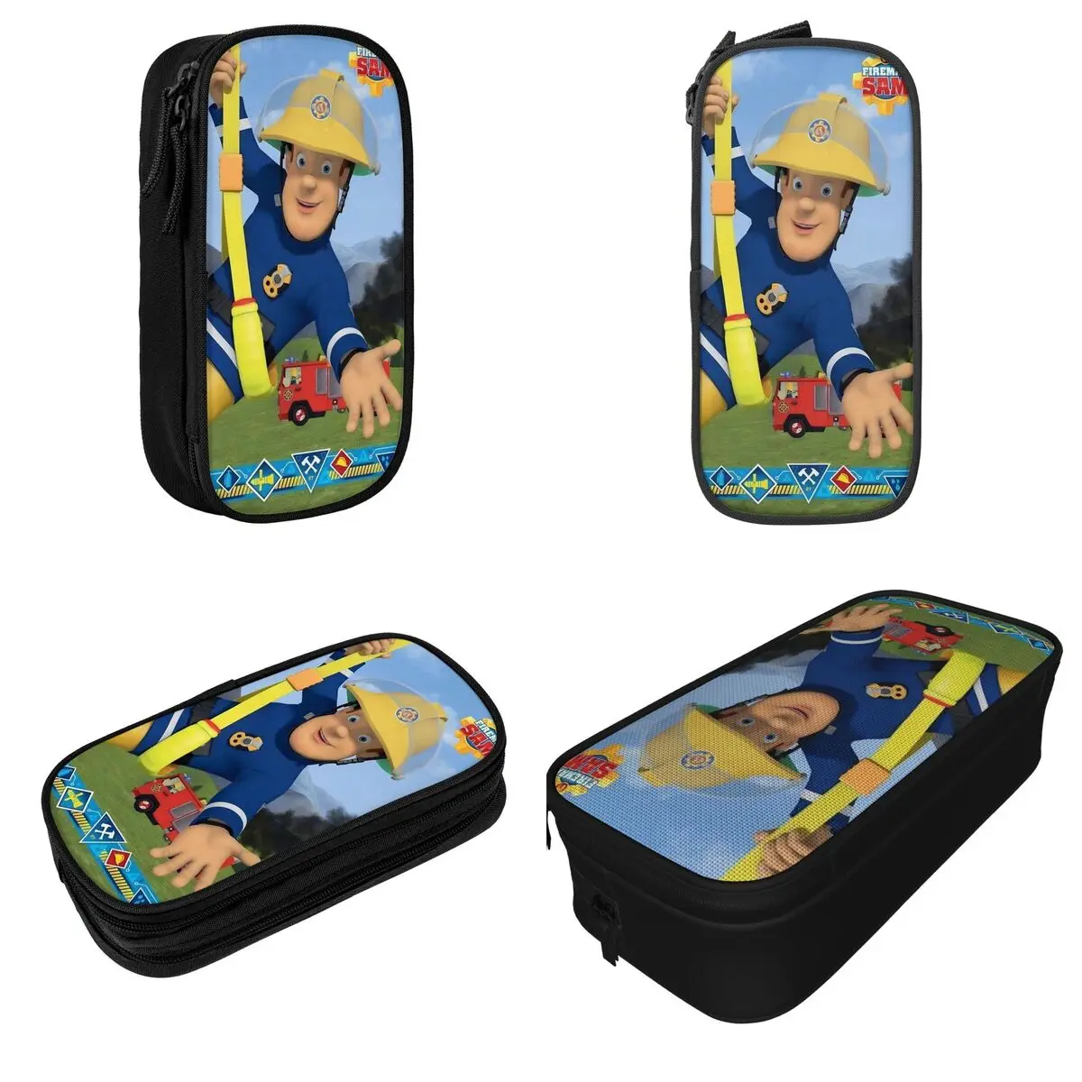 مقلمة Fun Fireman Sam للأطفال من Movies Hero Pencil Pouch Pen for Girl Boy ذات سعة كبيرة حقائب أقلام رصاص مكتبية هدية قرطاسية #2