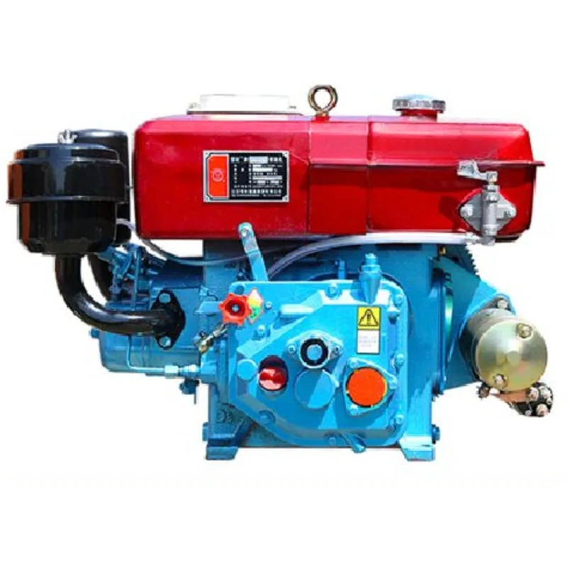 Single cylinder diesel engine 15 18 20 hp water cooled small electric start marine agricultural tractor engine