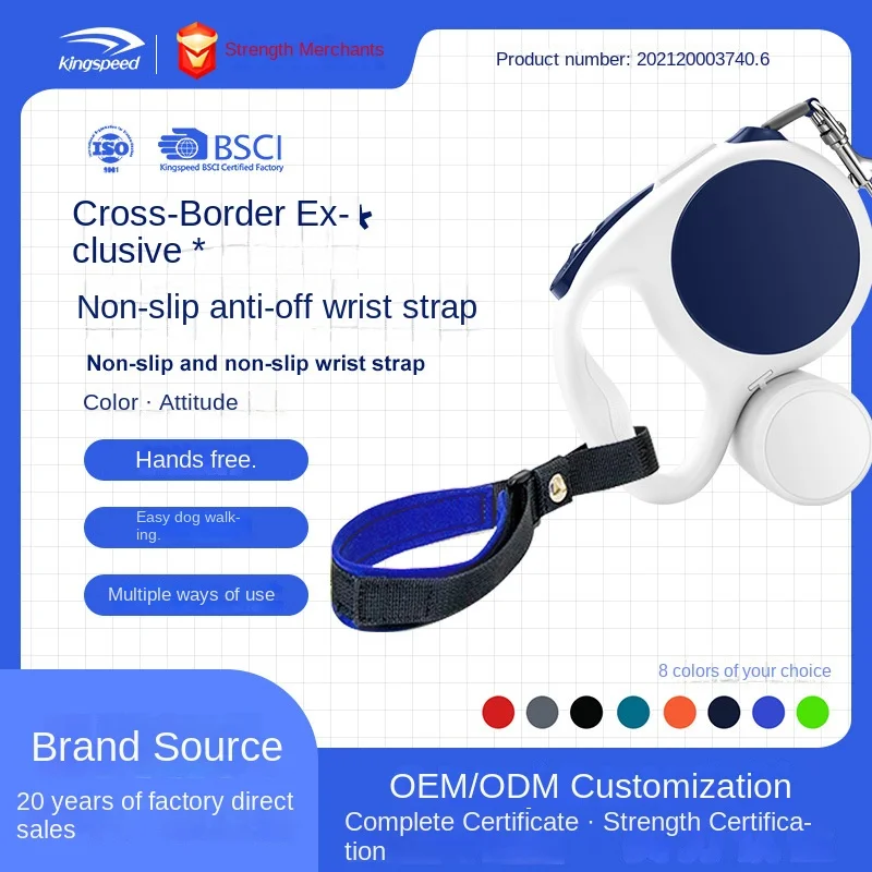 

Automatic Retractable Leash -off Dog Walking - Wrist Strap Anti-Slip