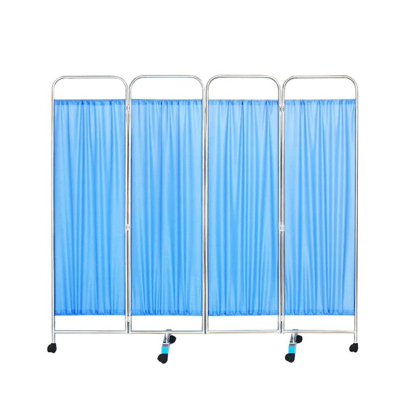 

Hospital stainless steel screen clinic beauty salon movable partition clinic ward push-pull folding screen metal