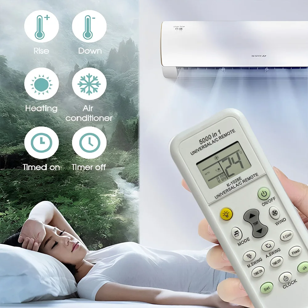 MRSVI 5000 in 1 Universal Air Conditioner Remote Control Lcd A/C Conditioning Controller for Mitsubishi Toshiba Hitachi Fujitsu image 6