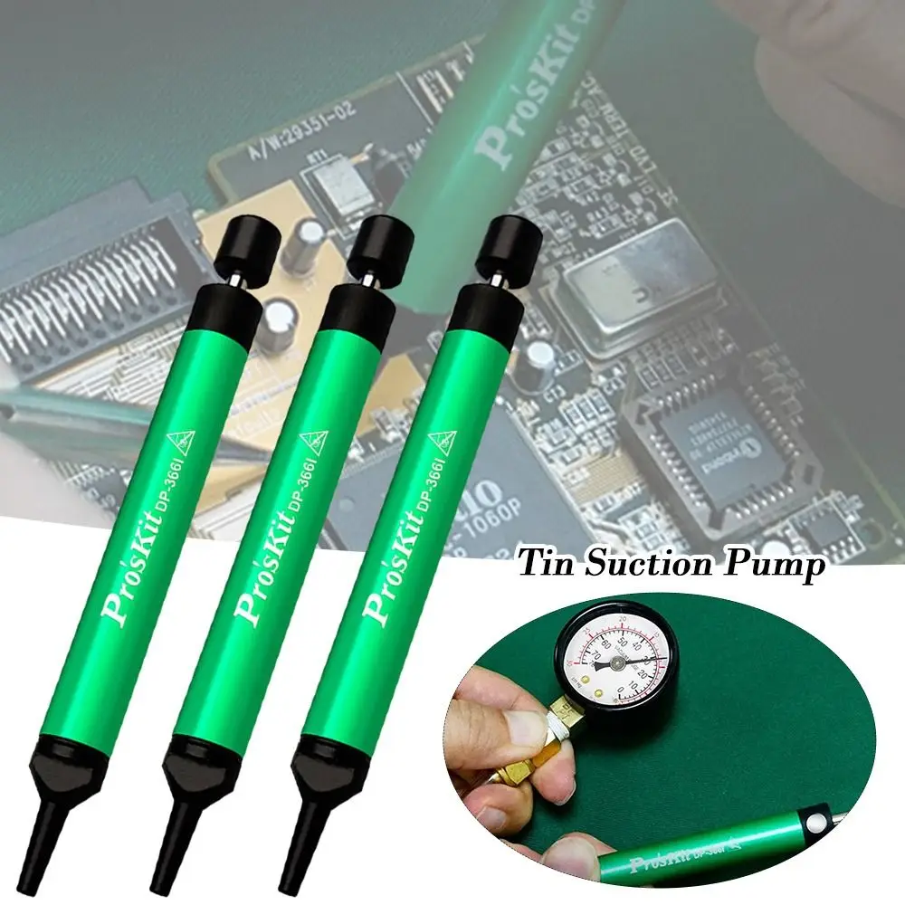 Soldering Accessories DP-366I Vacuum Sucking Pen Aluminum Alloy Anti-static Tin Suction Device Tin Suction Pump Desoldering