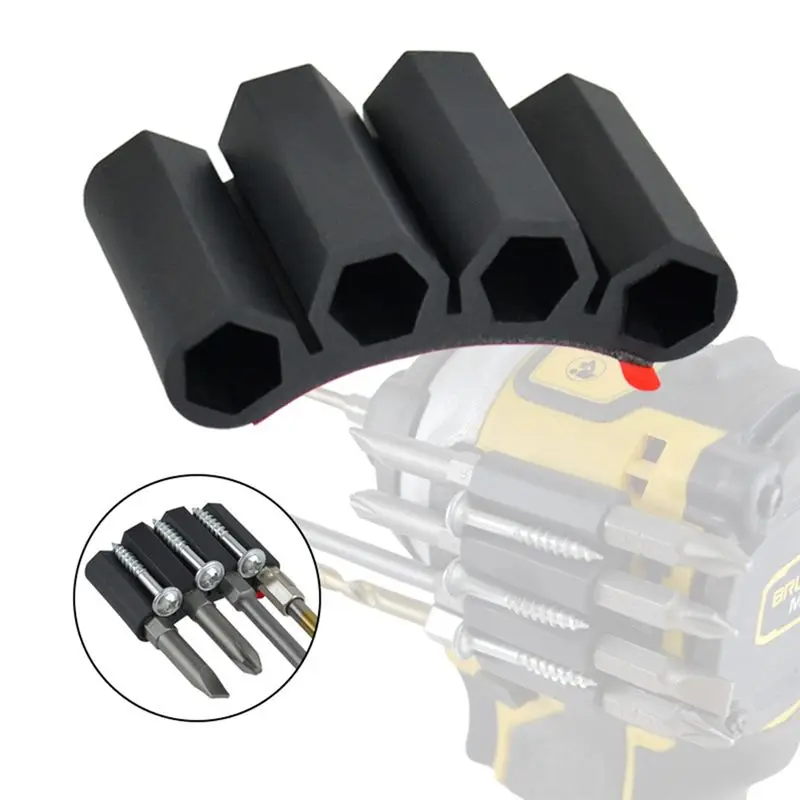 AT63-Universal Fit 1/4 Inch Magnet Screw Driver Bits 2-Pack Magnetic Bits Holsters Attach To Drill, Hex Screw Holder Sleeve