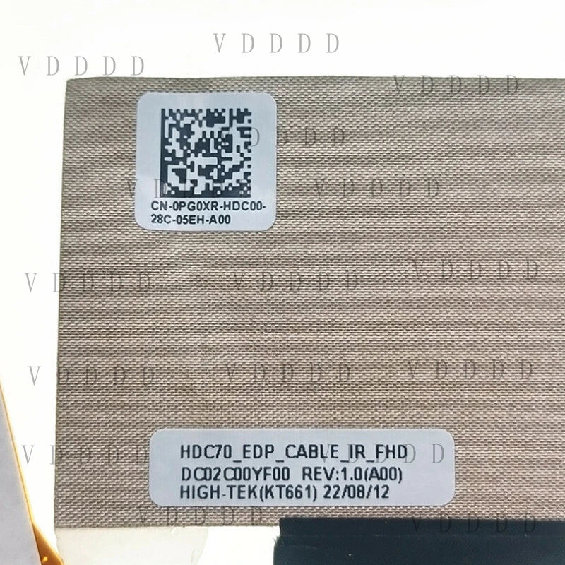 Z for Dell Precision 7770 M7770 Screen Cable HDC70 IR Infrared FHD Screen cable 0PG0XR