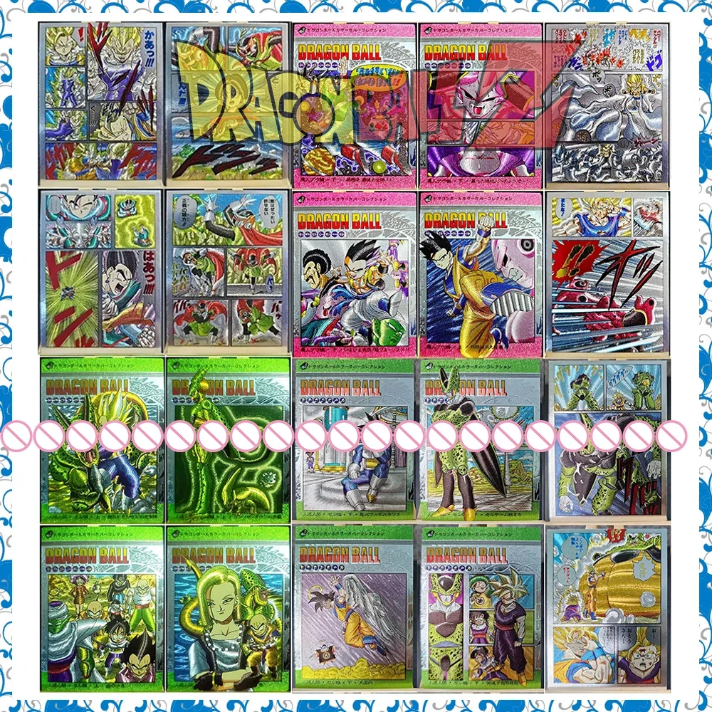 

Настольная игра Bulma Vegeta, аниме Dragon Ball, сделай сам, ACG, блестящая коллекционная карта премиум-класса, подарок на Рождество, день рождения, Majin Son Goku