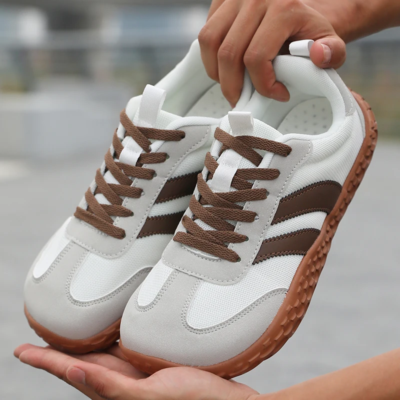 Men Fashion Casual Sneakers Unisex Wide Toe Box Zero Drop Breathable Comfort Outdoor Jogging Hiking Back To School Walking Shoes