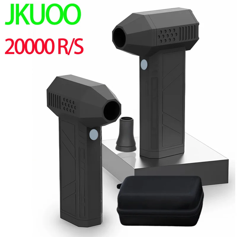 

JKUOO Violent Fan350000RPM Powerful Air Blower Vacuum Dust Cleaner Charging Strong Winds 58m/s Brushless Turbo Jet Blower Dry