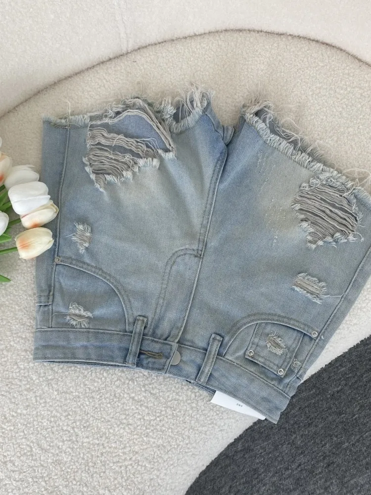 

Женские синие мини-рючные джинсовые шорты винтажные 2000-х годов Y2k Gyaru Micro Jeans Shorts с высокой талией, популярные ковбойские брюки, шорты, лето 2026