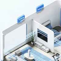 Mini climatiseur silencieux oscillant, tours debout/couchées, ventilateur de bureau sans pales, refroidisseur d'air puissant pour chambre à coucher et maison 6
