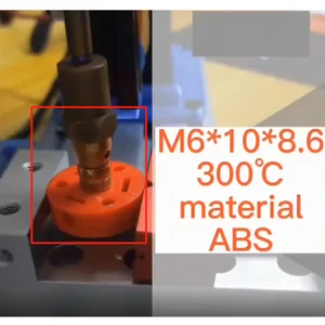 Ekleme Somununa Sıcak Eriyiğe Pirinç somun, tırtıllı, enjeksiyonlu kalıplama, ısı enjeksiyonu, 3D yazıcı dolumunda çift uçlu Twillo somunlar, M2, M2).5, M3, M4, M5, M6 Somun, paslanmaz çelik-no. 1'deki 6 büyük satış