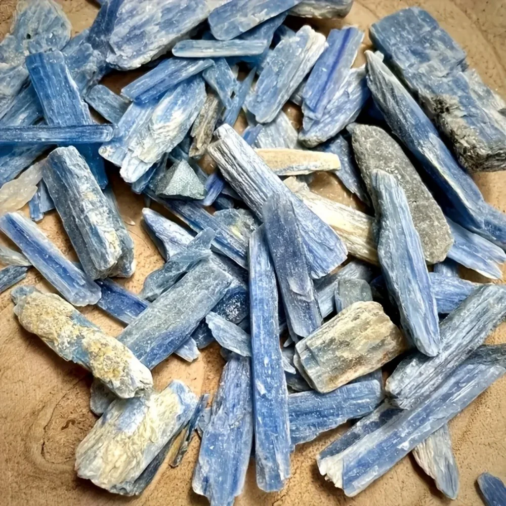 50g/100g Natural Kyanite Quartz Stick  Minerals Specimen Crystal Stone Reiki Healing Crystals DIY Jewelry Making Home Decor