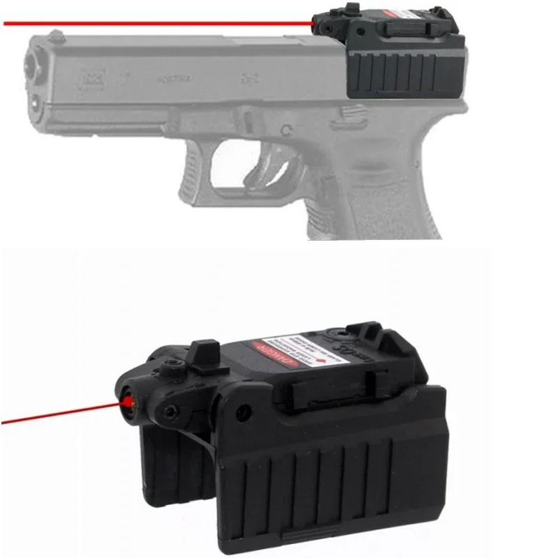 Mini odorlaser compact rouge, pointeur laser Glock, G17, 18C, 22, 34, montage haut et bas