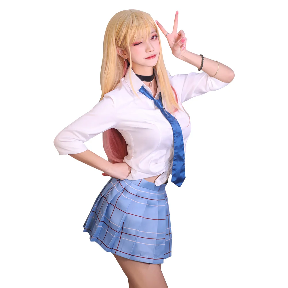 変装北川マリンコスプレ日本の JK 制服アニメ私の恋人のドレスアップ女性ロールプレイファンシーアップ服
