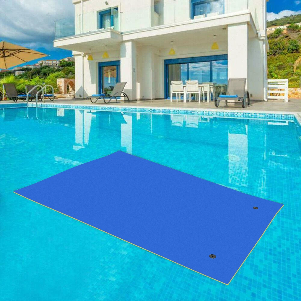 

Floating Mat Foam Pad 9FT/18FT x 6 FT Water Recreation and Relaxing for Pool Beach Lake River Water Floating Mat