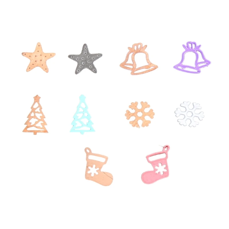 Nails Studs For Christmas Special Sequins Snowflake Bells Decoration Thin Patches Designer Drop Shipping