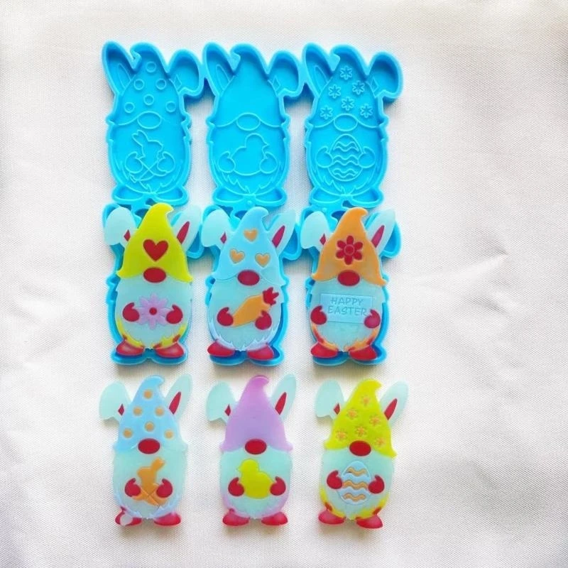 

J78F формы для кристаллов, смолы, сделай сам, силиконовая форма для подвески в виде кролика, эпоксидные формы для литья, для и