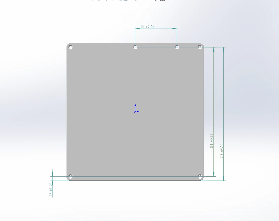 Imagem -02 - V-core 3d Impressora Ponto Cama Nivelamento Mic6 Liga de Alumínio Fundido Placa Construção Incluído m5 Bolas Rosqueadas com Parafusos