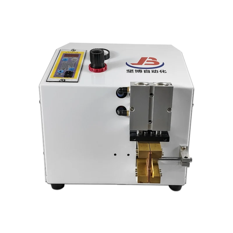 Industrial Cable Manufacturing Equipment Stainless Steel Iron Gold Plated Mesh Cutting Machine Metal Mesh Stripping Machine