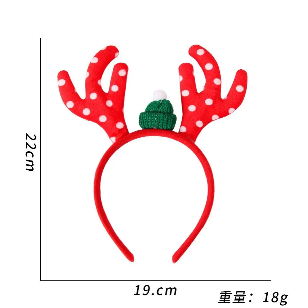 Gift Cute Christmas Tree Santa Claus Adult Elk Cartoon Headband Christmas Decoration Fashion Hair Hoop Christmas Hair Band