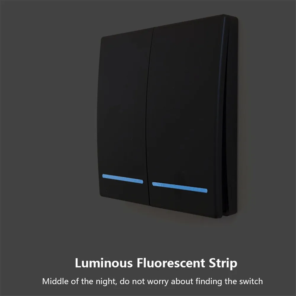 GERMA-interruptor inteligente inalámbrico por Control remoto, lámpara de techo con botón de pared para el hogar, 1/2/3 gang, 433Mhz, 110V, 220V