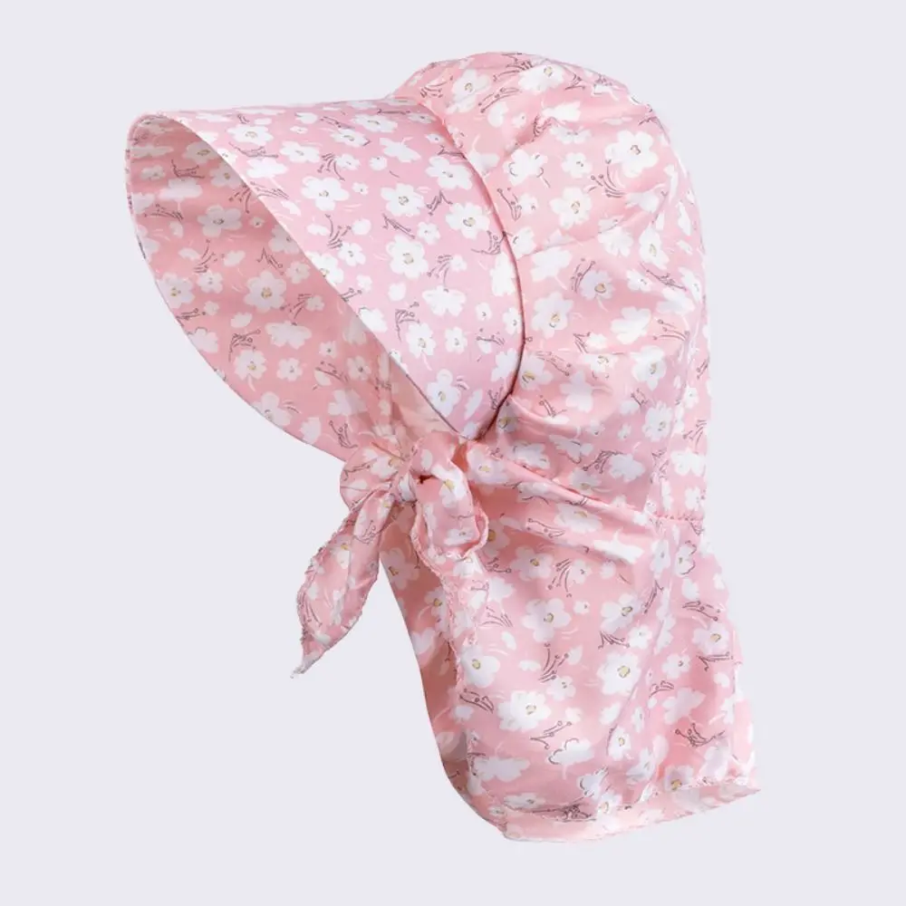 

Летняя защитная крышка с цветочным принтом, красочная дышащая женская пляжная шляпа, ветрозащитная, быстросохнущая, солнцезащитная шляпа с большими полями, щиток для лица