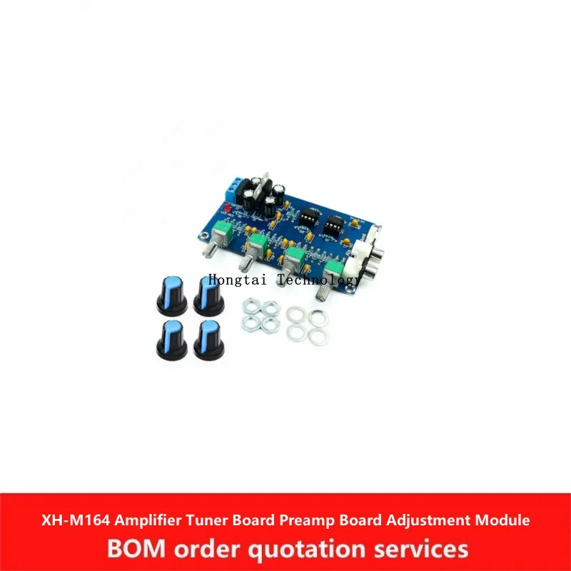 XH-M164 scheda di sintonizzazione dell'amplificatore scheda preamplificatore NE5532 regolazione dell'amplificazione e dell'abbellimento modulo di regolazione dei bassi alti