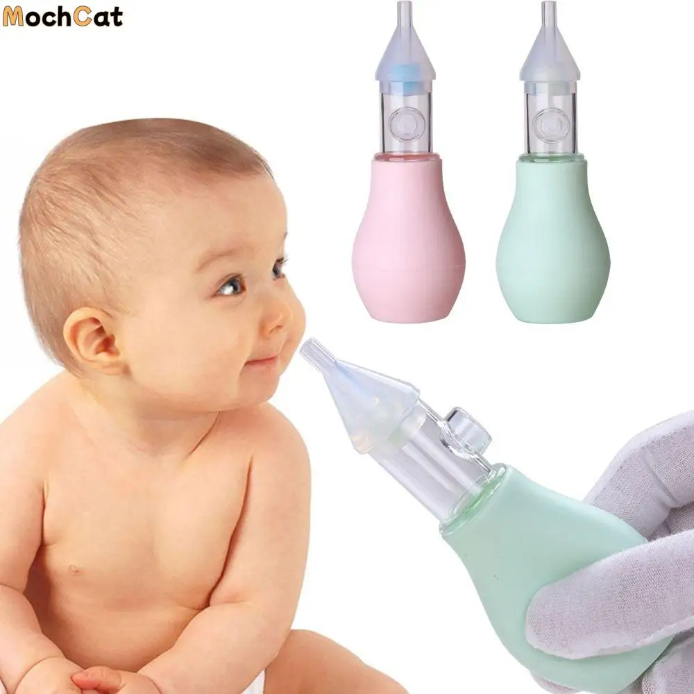 

Easy-Squeezy Baby Nose Cleaner BPA Free Cleanable Baby Booger Sucker Effective Suction Anti Backflow Baby Nasal Aspirator