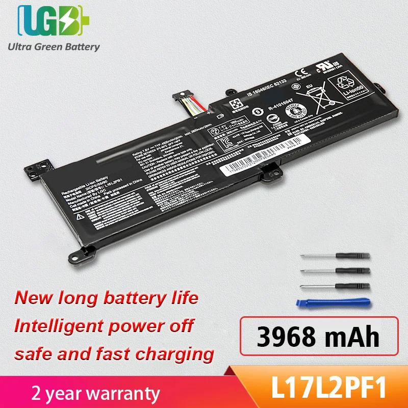 

UGB New L17L2PF1 L16L2PB1 L17M2PB7 L16M2PB2 Battery For Lenovo Ideapad 320 330-14IKB 330-15IKB 320-14ABR 320-15ABR 5000