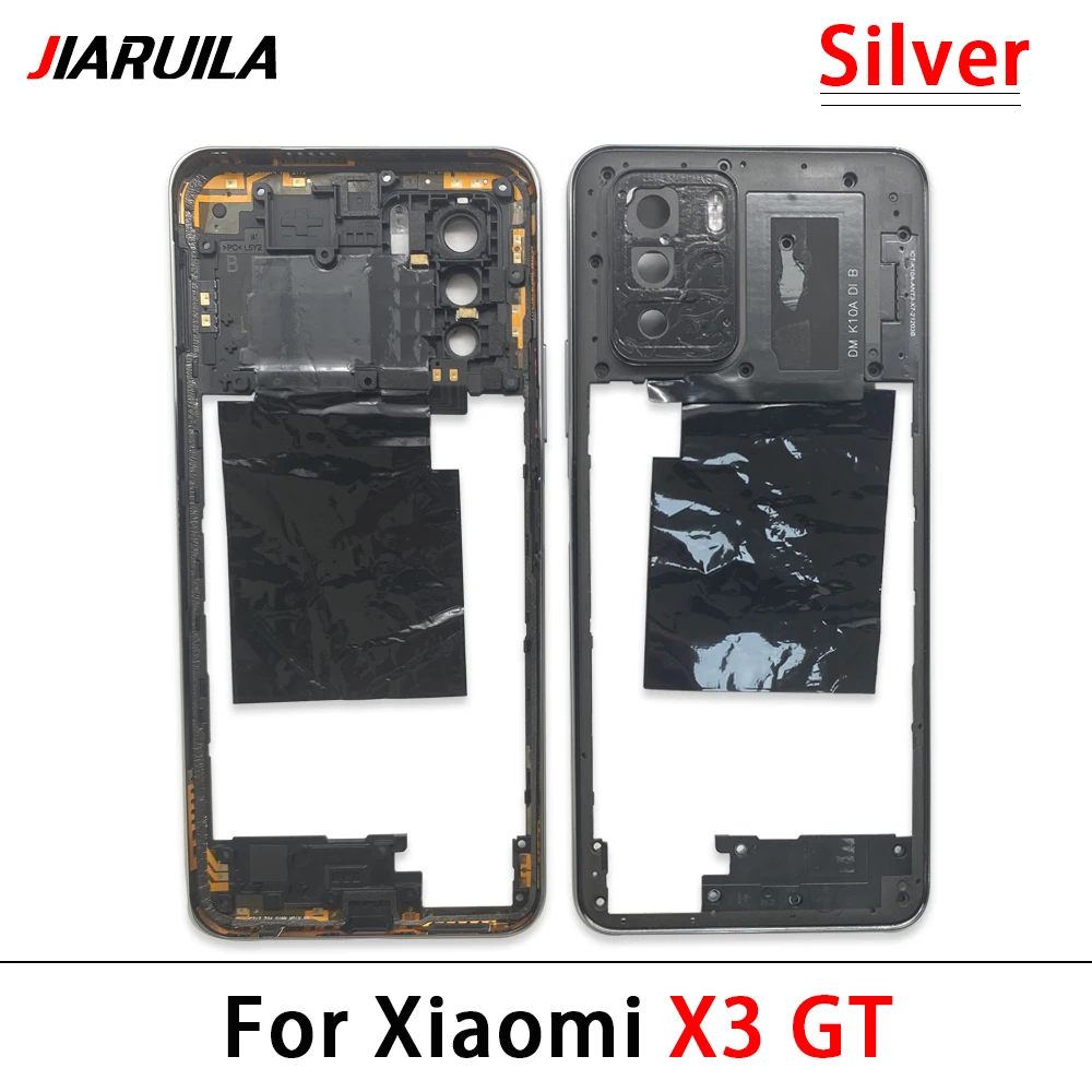 20Pcs，NEW Middle Frame Plate Holder Housing Cover Replacement Repair Parts For Xiaomi Poco M3 M4 Pro 5G M5S X3 GT