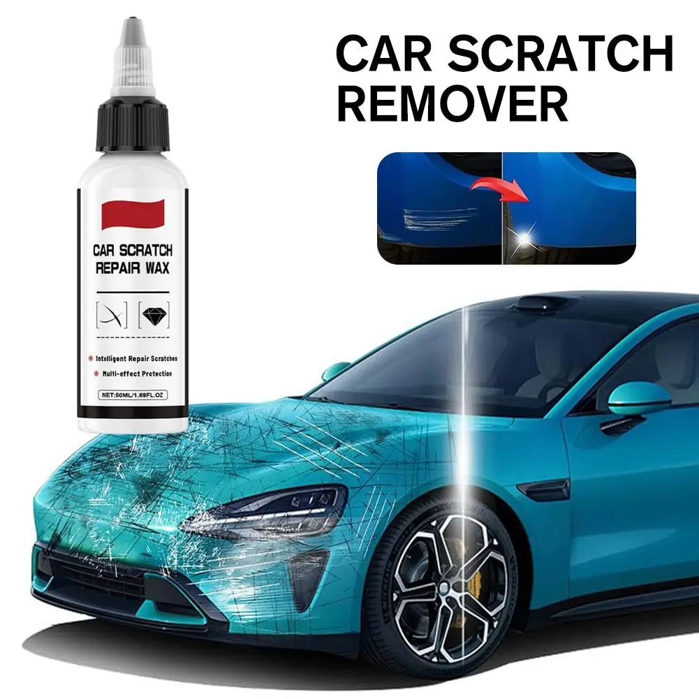 شمع إصلاح خدوش السيارة آمن للاستخدام مع تركيبة خفيفة خاصة شمع تلميع السيارات مناسب لخطوط الشمس وخطوط الأظافر وآلام الطيران H7C5 #6