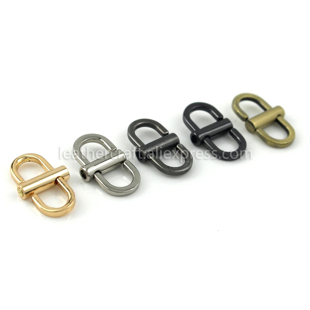 1pcs Metal Bag Strap Chain Adjustable Shorten Tool Swivel Ring Connectors Buckles 360 Degree Rotation More Color