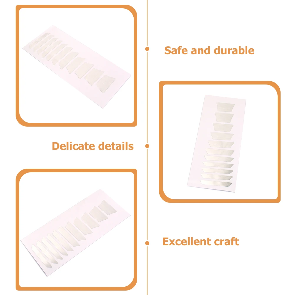 

Guitar Sticker Fret Marker Decals Electric Acoustic Guitar Supplies Self adhesive Viscosity Trapezoid Practical Decoration