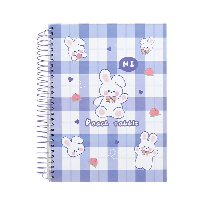 B5 Planner Cartoon Journal Thicken Notepad Dual-side Ruled 300 Pages Ribbon Gift Notebook for Kid Adult Writing