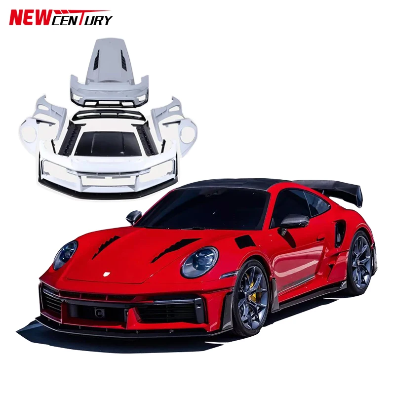 SCL Style Body Kit Front and Rear Bumpers Hood Carbon for Porsche 911 992