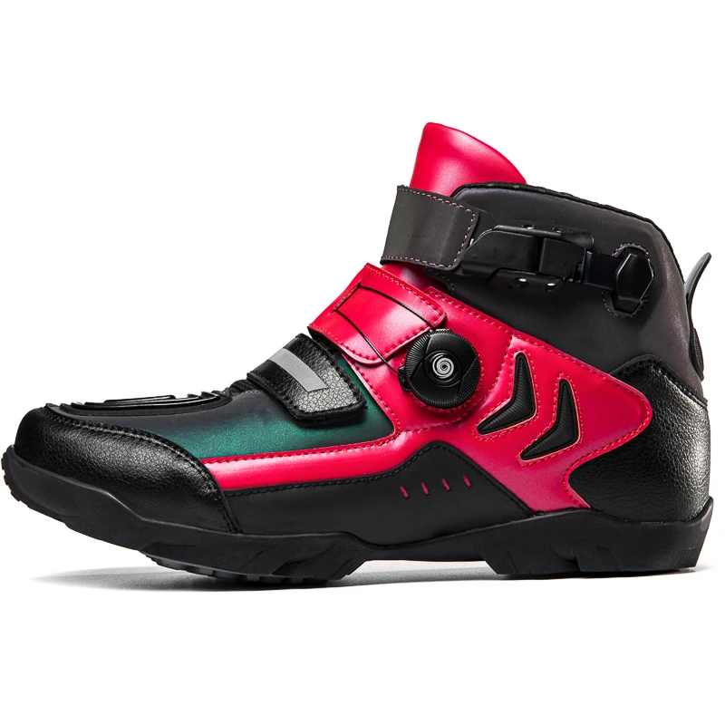 

Motorcycle protective riding boots men's off-road racing short boots four season anti slip breathable equipment cycling shoes