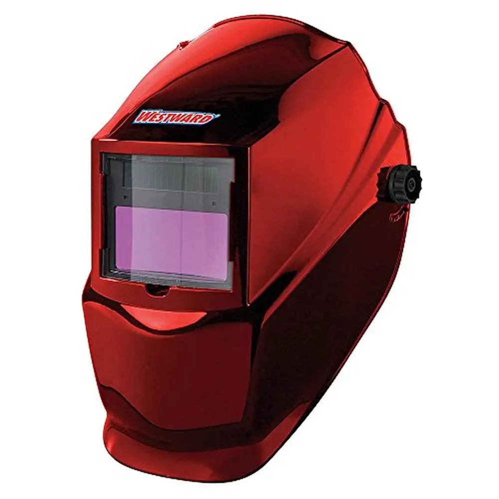 Solar Powered Auto Dark Welding Helmet Face Protection Radiant Sparks Nylon Slim 1.8lbs