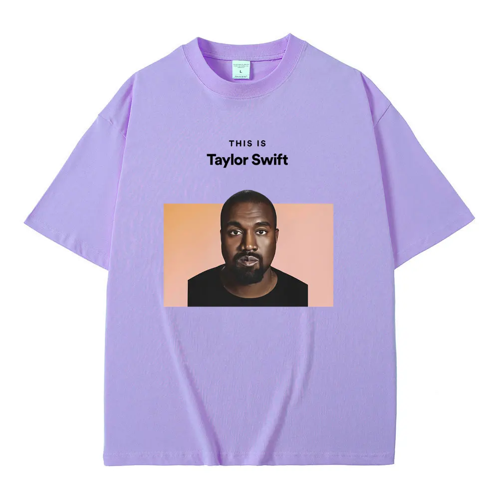 This Is Kanye West Graphic Print Tshirt Men Women Hip Hop Funny T-shirts Male Cotton T Shirts Rapper Kanye Oversized Streetwear