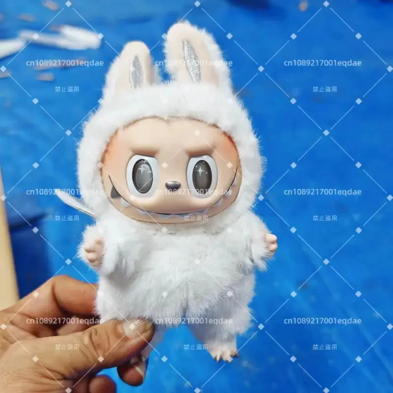 2024 nuevo el monstruo Labubu Serie Zimomo Ángel cambio creativo muñeca Diy figura vinilo colgante muñeca juguete réplica juguete regalo de Navidad