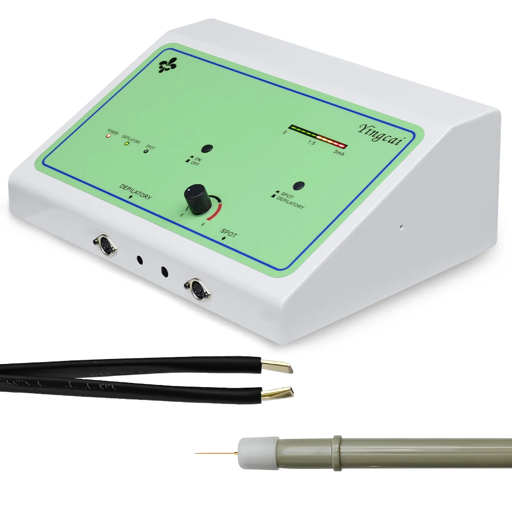 

Professional Body Face 2 In 1 Insulated Microneedle Galvanic Tweezers Device Electrolysis Machine For Hair Removal