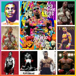 Boxer Boxing Mike Tyson Cross Stitch Kit Diamond Painting 5D DIY Art Drawing Pictures Mosaic Embroidery Wall Decor Adult Gift