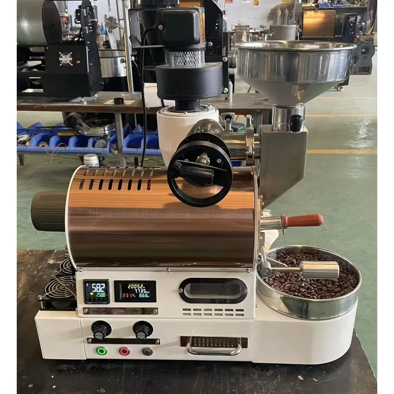 Coffee Roaster Stainless Steel Household Electric Coffee Bean Roaster Full Automatic Coffee Bean Roasting Machine Customized