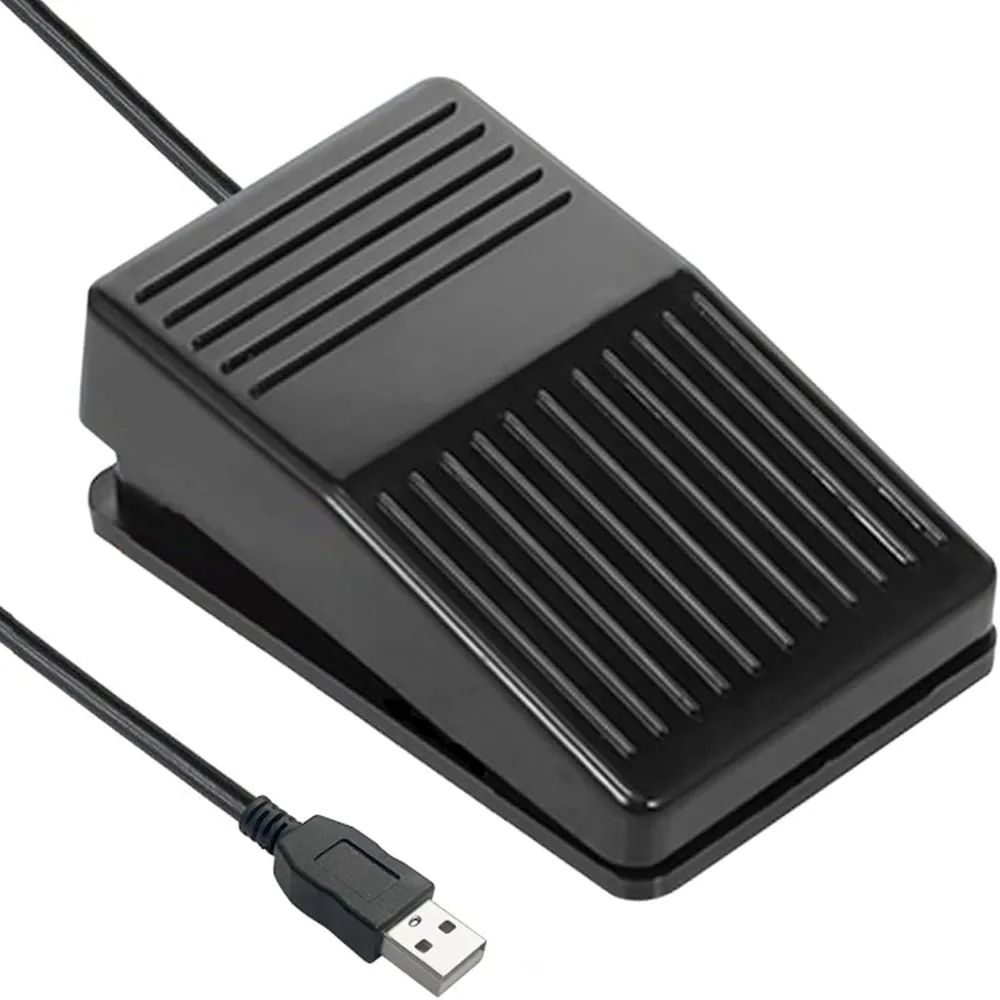 Multifunctional USB Foot Pedal Single One Key Programmable Programmable Foot Switch Gaming Foot Controller Action Control view 2