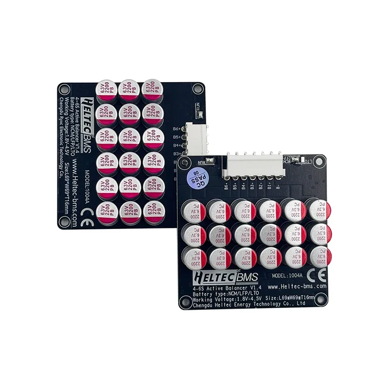 المعادل النشط Heltec: 3S/4S/6S/7S/8S/16S، 5A، لصوت السيارة، بطاريات الليثيوم، متوافقة مع المكثف/LiFePO4