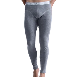 Autumn and Winter Intimates Men's Autumn Trousers Thickeneded Velvet Single-Piece Slim Leggings Youth Cotton Trousers Warm Trousers