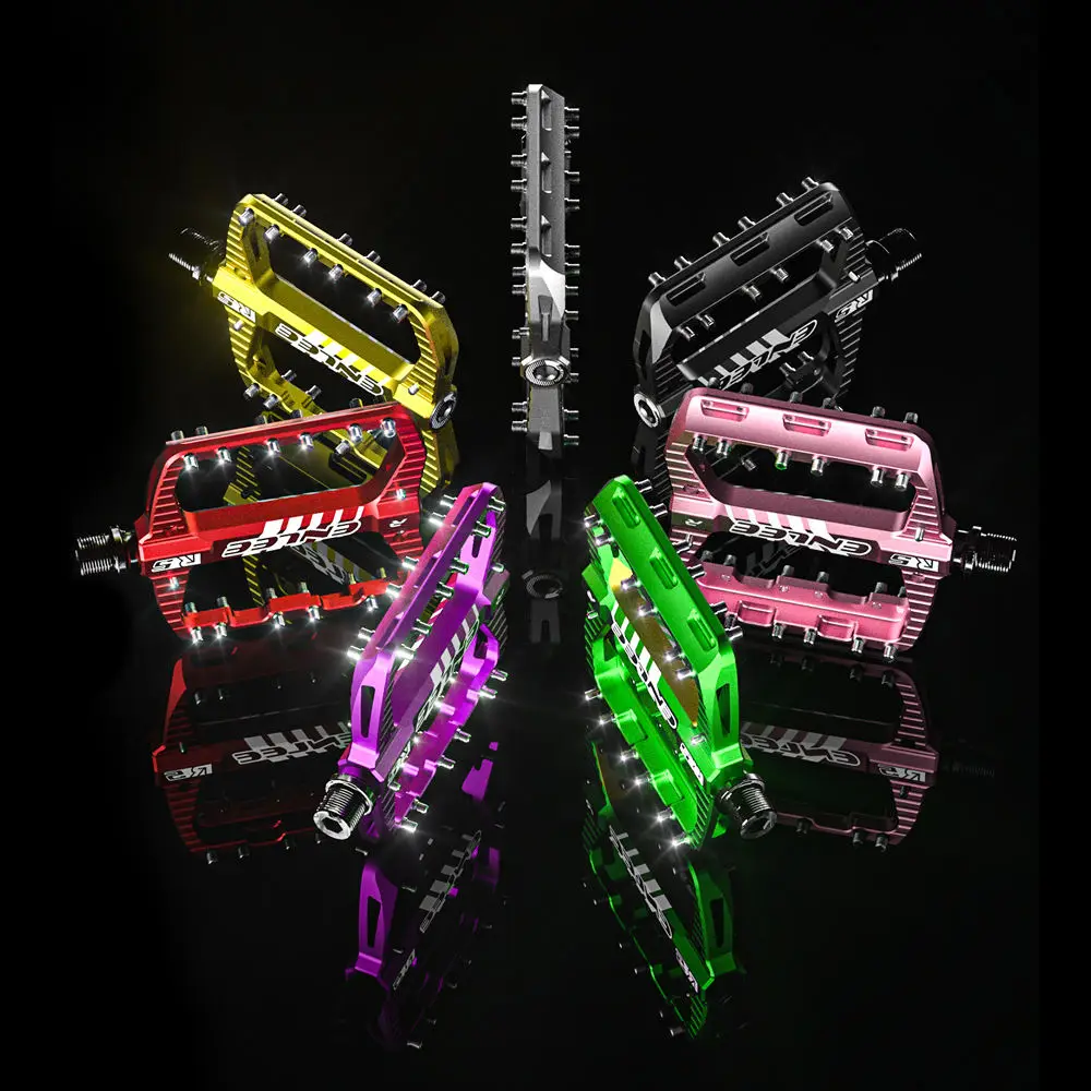 ENLEE 1 زوج دواسات الدراجة الجبلية سبائك الألومنيوم توسيع الدراجات منصة مسطحة المضادة للانزلاق الغبار مقاوم للماء أجزاء الدراجة الملحقات