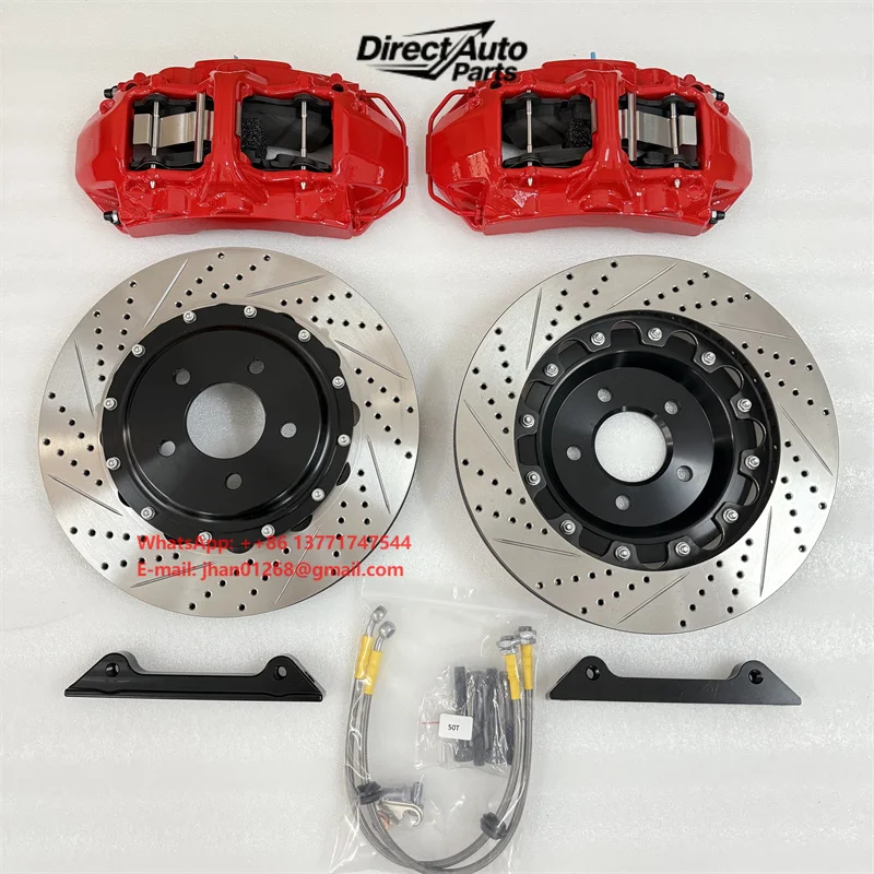6 Piston 6 Pot Brake Caliper Brake Systems Big Brake Kit for A4 B5 A6 A5 A7For Audi TT Mk2 S3 A4 S5 B8 B9 A6 Q7 New A5