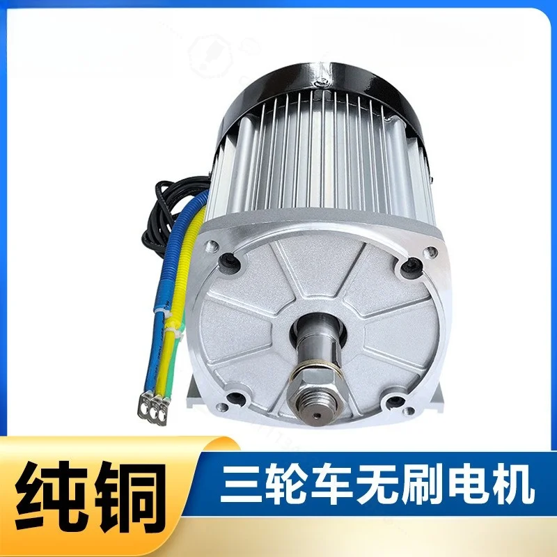 High Power Brushless DC Motor Kit 60V 72V 2200W High Speed Electric Motorcycle Refit Set With Battery & Winch