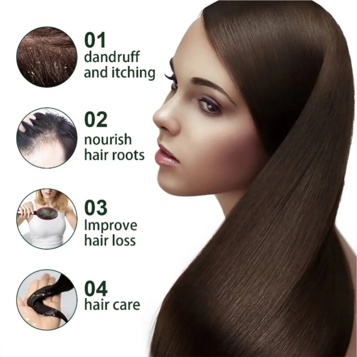 

Rice Fermented Hair Growth Oil Essence Hair Oils Growth Serum Rich Nourishing Ingredients Promotes Thicker Stronger