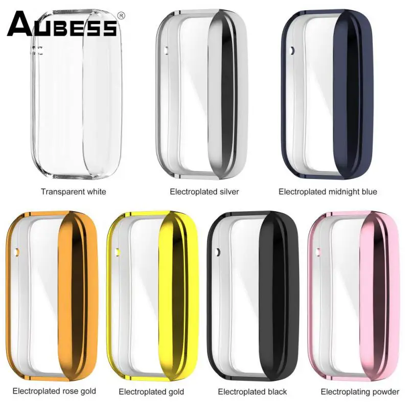 Mi Band 7用のtpu保護ケース,防塵保護ケース,スマートウォッチアクセサリー